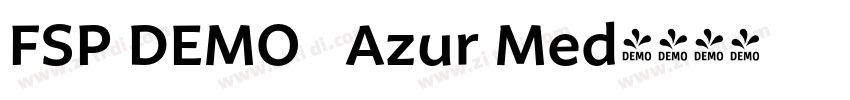 FSP DEMO   Azur Med字体转换